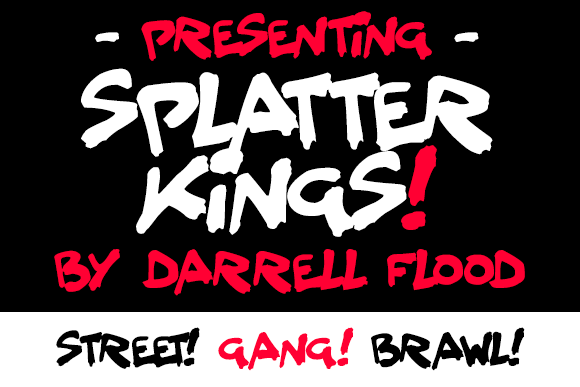 Splatter Kings font